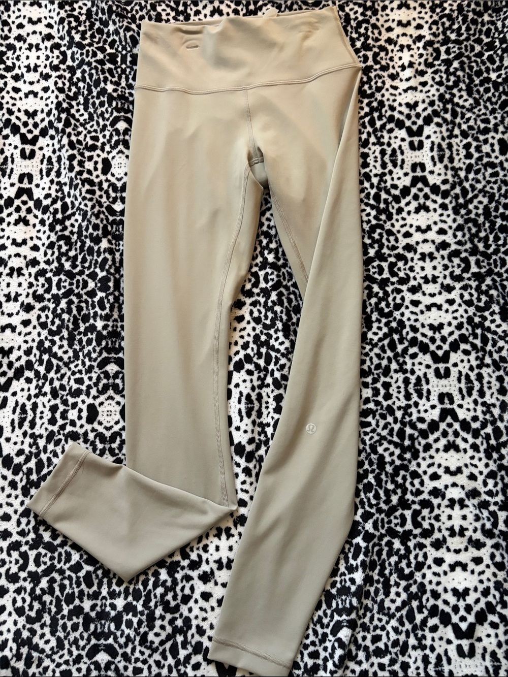 lululemon athletica Neutral Beige High-Rise Full-Length Leggings